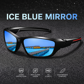Спортивні сонцезахисні окуляри UV400 унісекс для водіння та спорту IceBlue