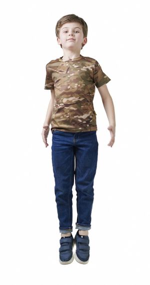 Футболка дитяча ARMY KIDS камуфляж Мультикам Air Touch | Зображення 1