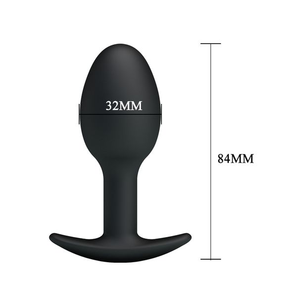 Анальна пробка - Pretty Love Special Anal Stimulation Anal Balls 3.34" Black | Зображення 5