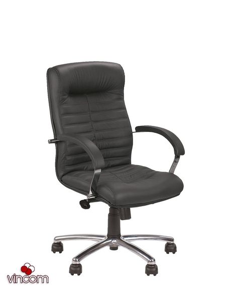 Кресло Новый Стиль ORION steel LB chrome (Кожа Сплит SP-A) | Зображення 3