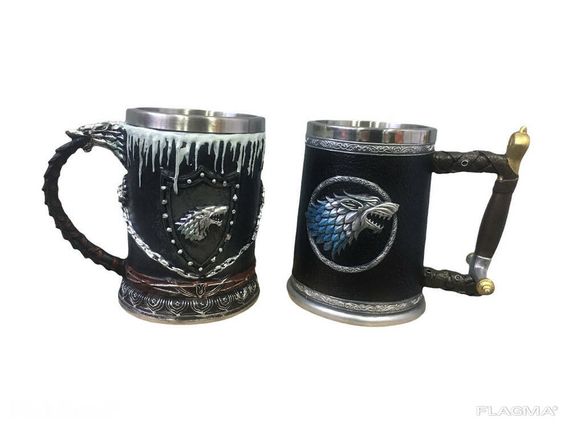Подарочный Набор Кружка Чашка Бокал 3D Игра Престолов Game Of Thrones Winter Is Coming... | Зображення 1