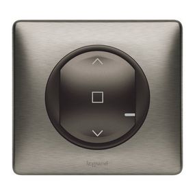 Celiane with NETATMO. Умный выключатель жалюзи 2А 230В. Графит (064896)