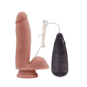 Вібратор - T-skin ReaL Mantric Muse Dildo Vibrator Flesh Sex Aura