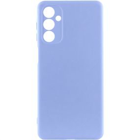 Чохол TPU GETMAN Liquid Silk Full Camera для Samsung Galaxy A24 4G Бузковий / Light purple