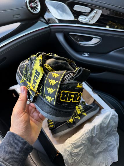 Кроссовки kappa fatty Black Yellow , Вьетнам kp001 40 25.5 | Зображення 5
