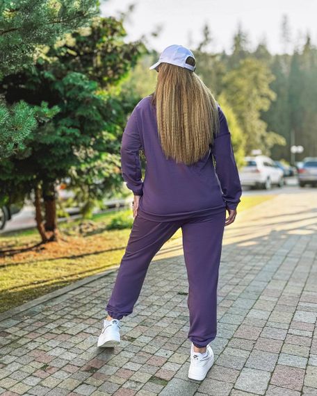 Жіночий спортивний костюм колір фреза р.54/56 440045 | Зображення 2