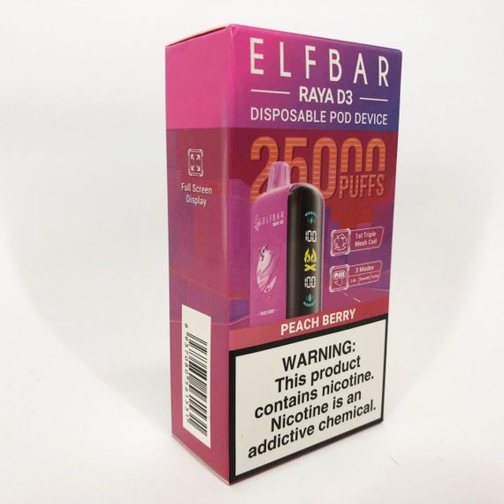 Elf Bar Raya D3 25000. Персик Ягоди (Peach Berry) | Зображення 4