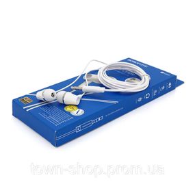 Наушники проводные BOROFONE BM69, 1,2м, White, Box