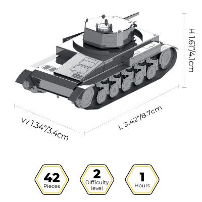 Конструктор Metal Time коллекционная модель Pz.Kpfw. II (MT060) | Зображення 1