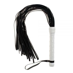 Флогер Premium Leather Flogger, White кожа Sex Aura