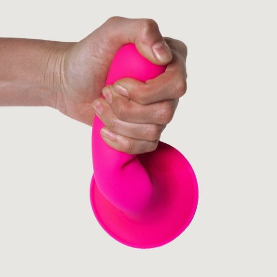 Фалоімітатор термореактивний Adrien Lastic Hitsens 4 на присосці, рожевий sexstyle | Зображення 2