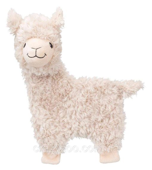 Игрушка для собак Trixie Шуршащая лама бежевая 40 см TX-35884
