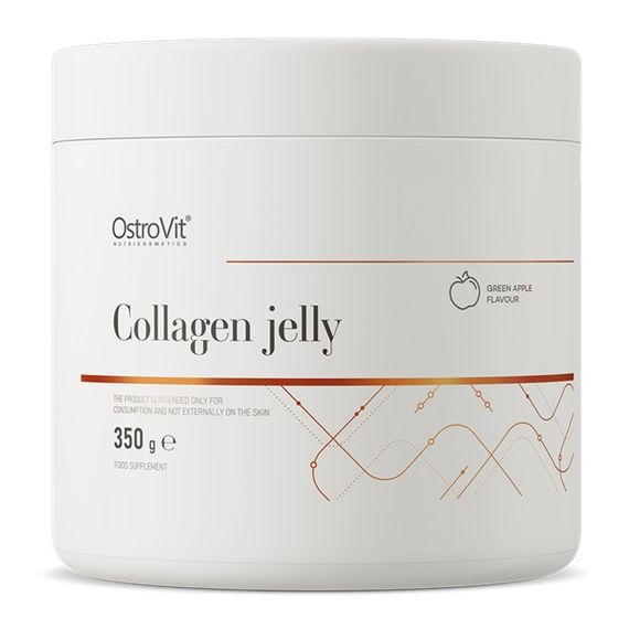 Хондропротектор (для спорта) OstroVit Collagen Jelly 350 g /21 servings/ Green Apple