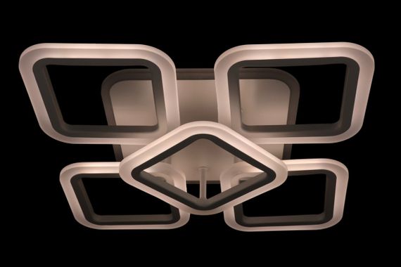 Люстра світлодіодна стельова LED світильник для квартири на стелю лед з пультом 25749 Білий 11х41х55 см. | Зображення 5