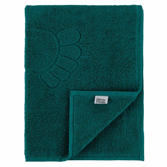 Килимок для ніг махровий Ardesto Benefit, 50х70см, 100% бавовна, темно-зелений (ART2457EM) | Зображення 6