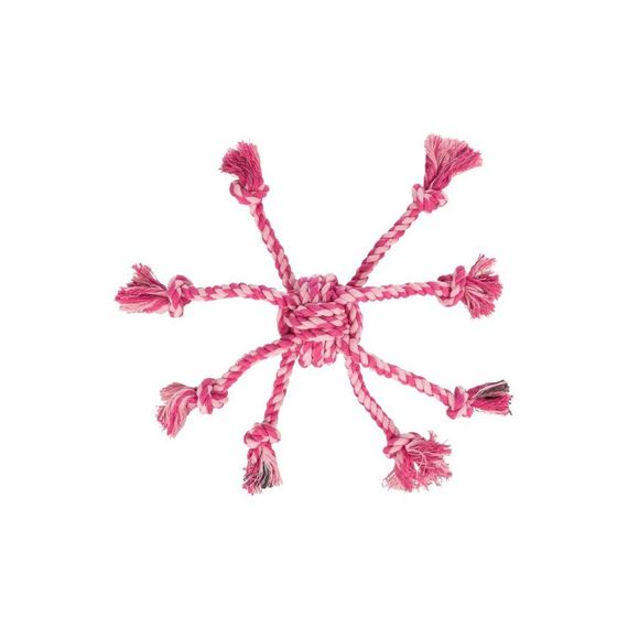 Іграшка Trixie для собак М_яч плетений з мотузками текстиль 7/44 см | Зображення 2