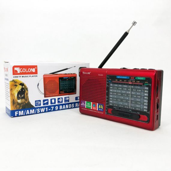 Аналоговый радиоприемник с хорошим звуком MP3, Приемник фм радио, Радиоприемник фм ретро на батарейках OC-99 | Зображення 5