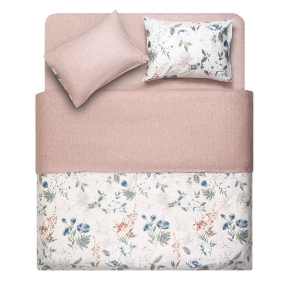 Набір постільної білизни 2,0сп Ardesto Gloria, 200х220см, 100% бавовна, сатин, квіти, мокко (ART2022FL) | Зображення 6