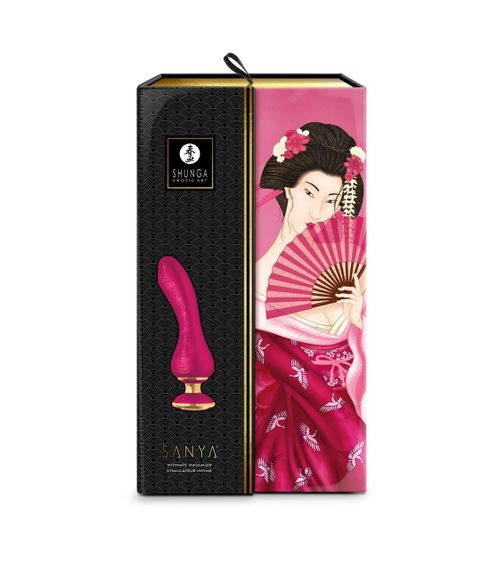 Вібратор для точки G Shunga Sanya Raspberry: Гнучкий стовбур, Яскравий дизайн, Ідеальна G-spot стимуляція | Зображення 7