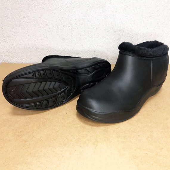 Черевики жіночі утеплені на хутрі. 37 розмір. HZ-387 Колір: чорний | Зображення 4