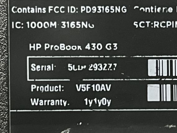 Ноутбук Б-класс HP ProBook 430 G3 / 13.3" (1366x768) TN / Intel Core i5-6200U (2 (4) ядра по 2.3 - 2.8 GHz) / 4 GB DDR3 / 120 GB SSD / Intel HD Graphics 520 / WebCam / Не держит б/у | Зображення 8