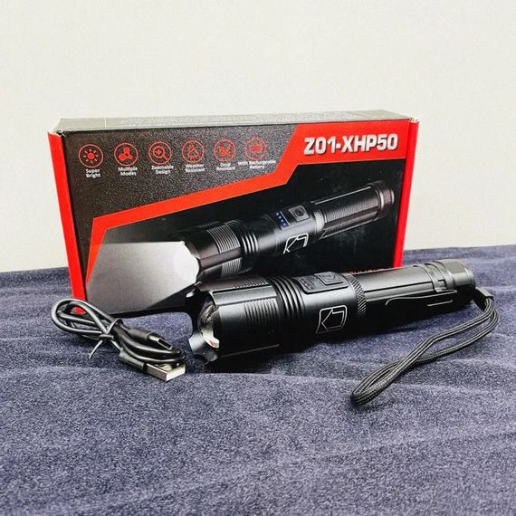 Фонарь красный Z01-XHP50 RED FG-38 | Зображення 1