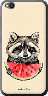 Чохол на Xiaomi Redmi Go Єнотик з кавуном "4605u-1667-2448"