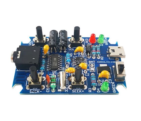 Конструктор DIY, FM-радио в корпусе 76-108MHz с аккумулятором | Зображення 1