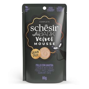 Schesir Cat After Dark Chicken With Duck вологий корм з куркою та качкою для котів 80 гр