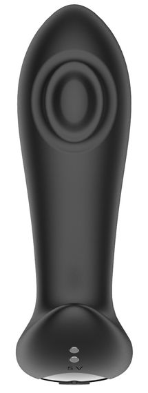 Анальна вібро пробка Dual tapping anal plug | Зображення 1