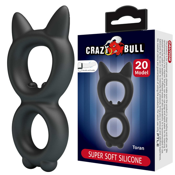 Ерекційне кільце Crazy Bull №20 - TORAN super soft silicone, BI-210365 Sex Aura