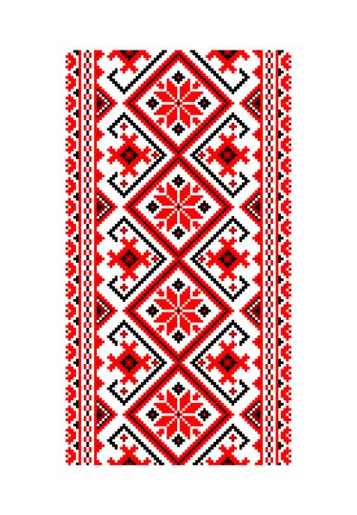 Худі чоловіче біле з принтом "Вишиванка на спині", M | Зображення 2