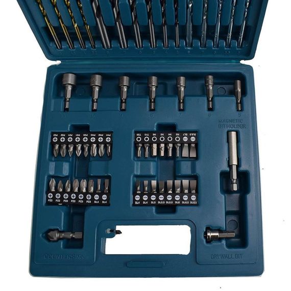 Набор бит и свёрл (60 предметов) Makita E-11829 | Зображення 3