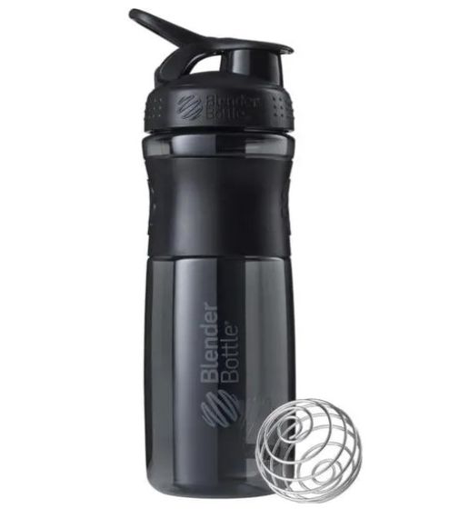 Шейкер спортивний BlenderBottle SportMixer Flip 28oz/820 мл Black (SM 28oz Black)