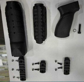 Сет на ак-47/ак-74 Цевье на ак-47 Пистолетная ручка на ак-47 Обвес на АК