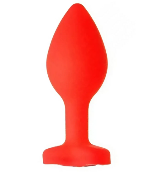 Силіконова анальна пробка з кристалом SKN KSIL-04S ( розмір S) sexstyle | Зображення 8