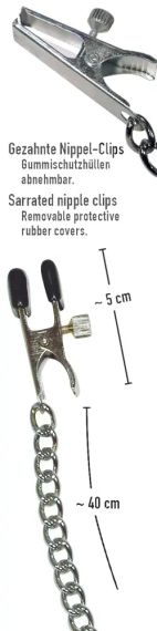 Затискачі для сосків з довгим ланцюжком sexstyle | Зображення 6