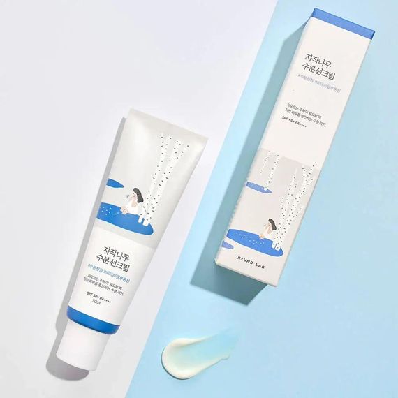 Легкий солнцезащитный крем Round Lab - Birch Juice Moisturizing Sun Cream SPF50+ PA++++ 50 ml | Зображення 3