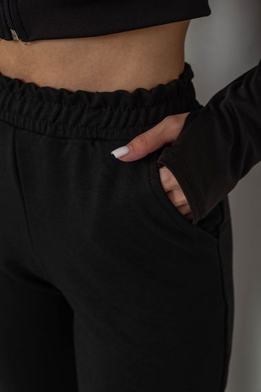 Спортивные штаны женские, цвет черный, 238R345-1 | Зображення 4