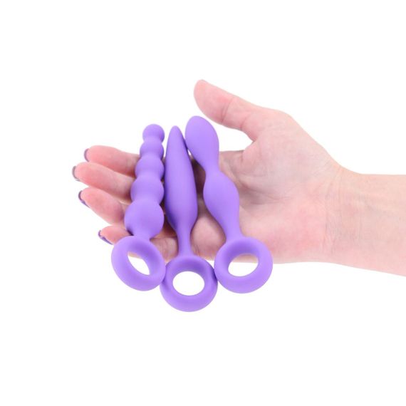 Набор анальных игрушек NS Novelties INYA - Trio Kit - Purple Sex Aura | Зображення 1