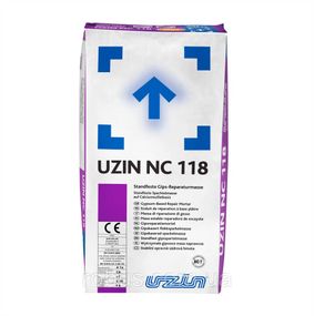 Швидка, міцна шпаклівка на основі сульфату кальцію(гіпсова) UZIN NC 118 /20кг