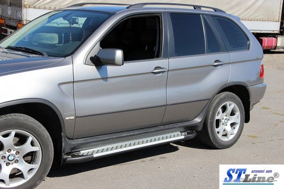 Задняя защита Special (нерж) для BMW X5 E-53 1999-2006 гг | Зображення 3