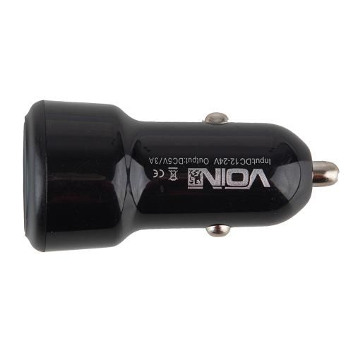 Автомобільний зарядний пристрій VOIN C-36209, 1USB (12/24V - 5V 3,0A) | Зображення 2