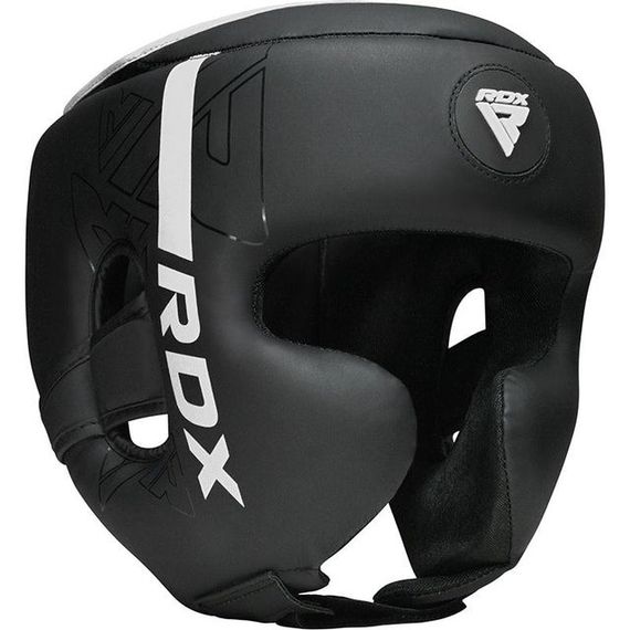 Шолом боксерський  RDX F6 KARA Matte White L (капа у комплекті) | Зображення 1
