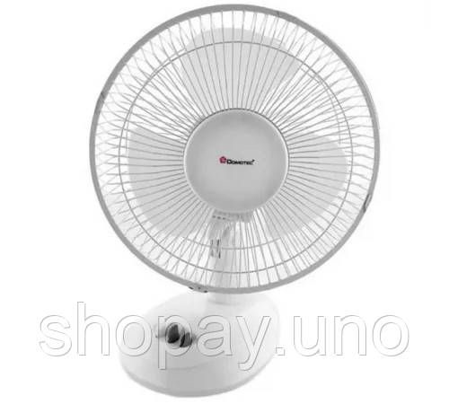 Вентилятор напольный DOMOTEC MS-1624 White • Бытовой вентилятор для дома, офиса и комнаты