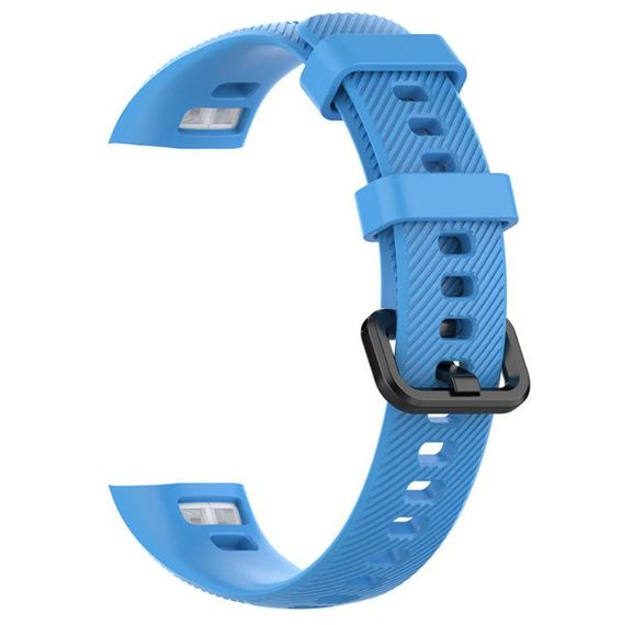 Силіконовий ремінець Primo для фітнес-браслета Huawei Honor Band 4 / 5 - Sky Blue | Зображення 1