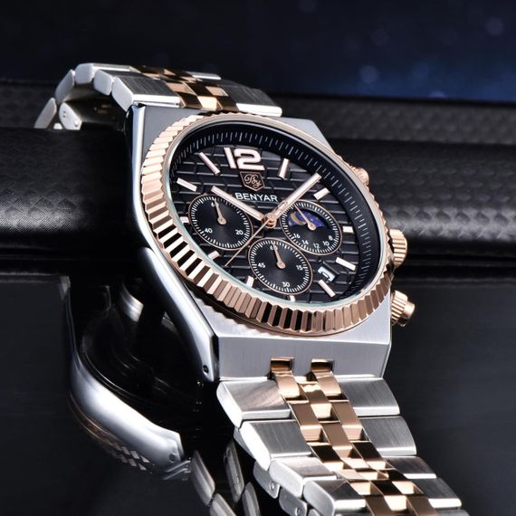 Benyar BY-5225 Silver-Rose Gold-Black | Зображення 2
