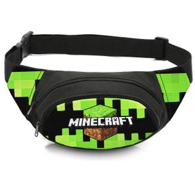 Сумка-бананка детская с принтом Minecraft поясная сумка для мальчика (4507)