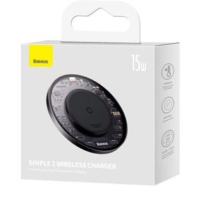 Беспроводная зарядка для айфон, Iphone Baseus Simple 2 Wireless Charger 15W CCJJ050001