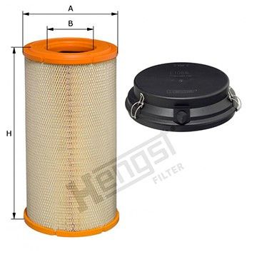 Фильтр воздушный Daf XF105 05-/ XF 12-, Hengst, E1084L,